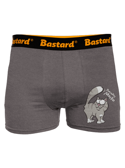 Macko a Micka boxerky Gray Melange