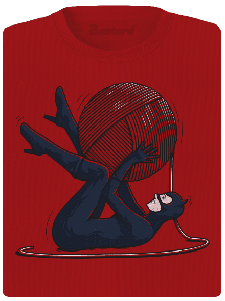 Catwoman dámske športové tričko Red Mal