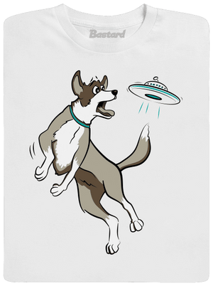 Lietajúci tanier pánske dlhý rukáv White