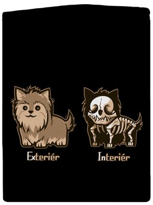 Teriér dámska mikina na zips Black