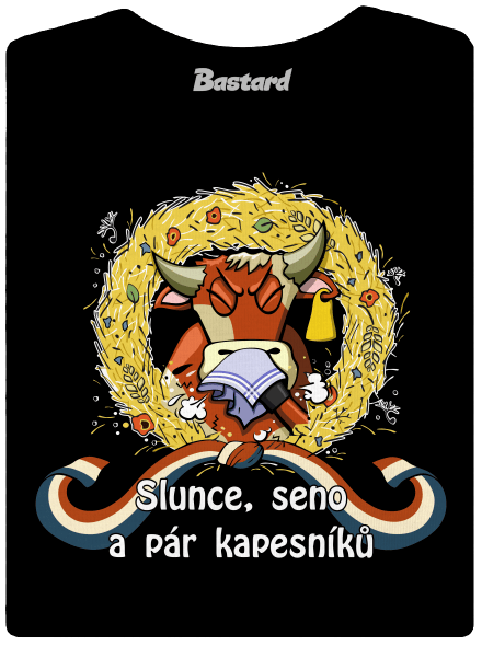 Slunce, seno a pár kapesníků dámske tričko Black