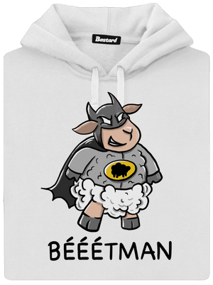 Bééétman dámska mikina klokanka White