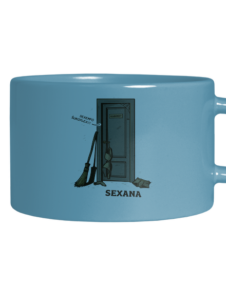 Sexana hrnček makronka Blue Macaron