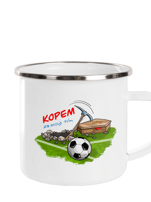 Kopem za svoj tím plecháčik White