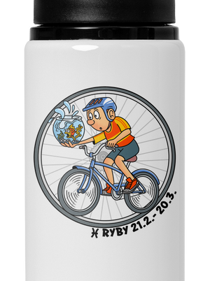 Cyklistický horoskop: Ryby flaša na vodu White