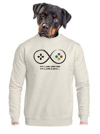 unisex mikina bez kapucne