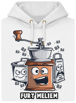 Mlynček unisex mikina premium Snowwhite