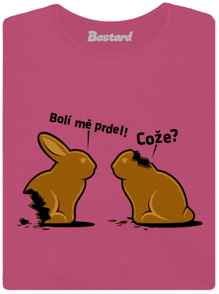 Bolí ma prdel dámske tričko s lemom Magenta