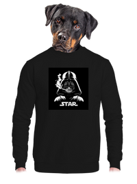 unisex mikina bez kapucne