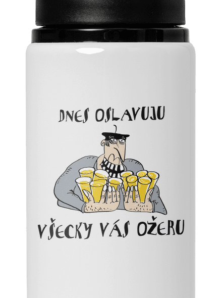 Dnes oslavujem flaša na vodu White