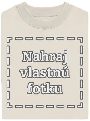 Vlastná potlač unisex mikina bez kapucne Off White