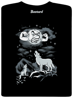 Vlčia ária detské tričko Black