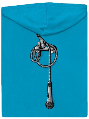 V sprche dámska mikina na zips Blue Atol