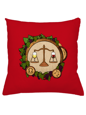 Vínny horoskop: Váha vankúš Red