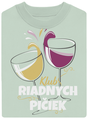 Klub riadnych pičiek unisex mikina bez kapucne Blush Mint