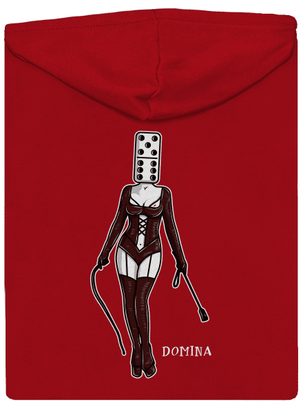Domina pánska mikina na zips Red