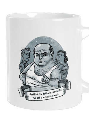 B14: Ecce Homo Homolka veľký hrnček White