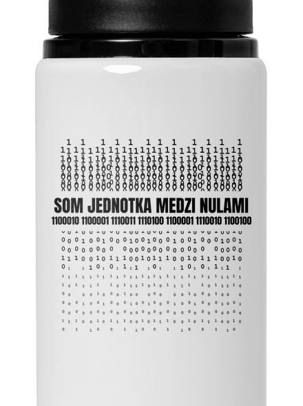 Jednotka medzi nulami flaša na vodu White