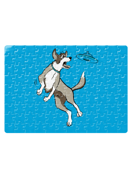 Lietajúci tanier puzzle White