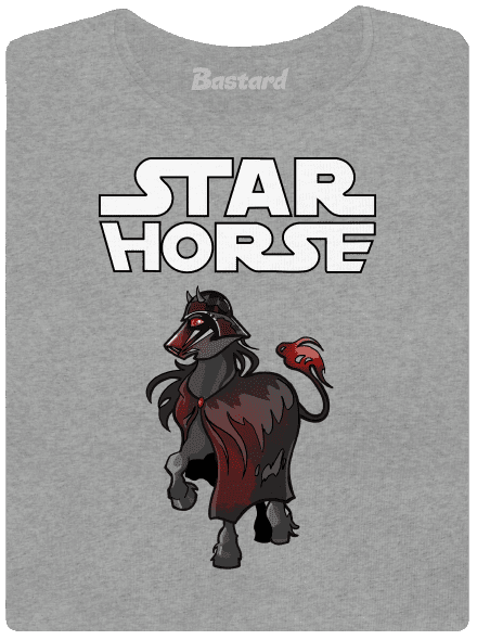 Star horse dámske tričko Dark Gray Melange