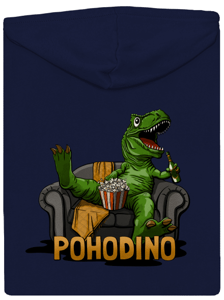 Pohodino pánska mikina na zips Navy