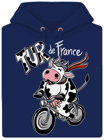 Tur de France unisex mikina premium Navy