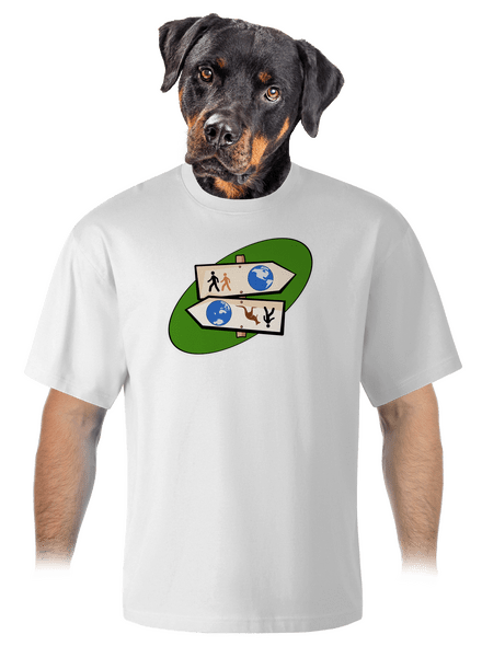 Diaľkový pochod unisex tričko oversized White