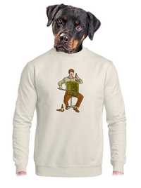 unisex mikina bez kapucne