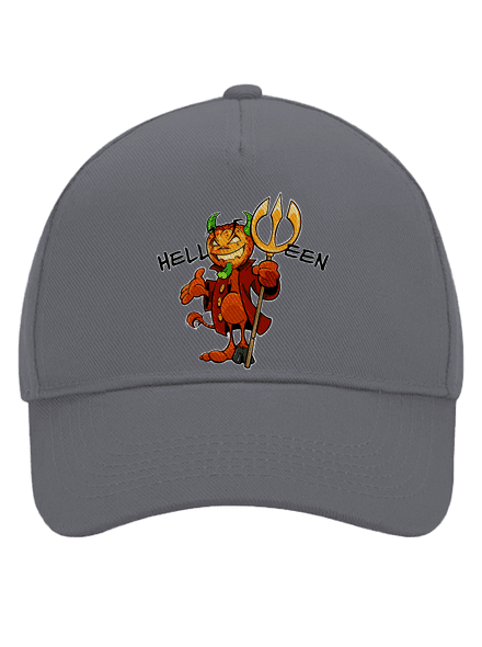 Helloween šiltovka baseballka Graphite grey