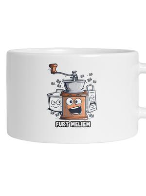 Mlynček hrnček makronka White