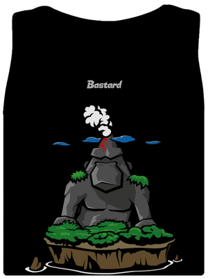 Ostrov Skalnatá Gorila dámske tielko klasické Black