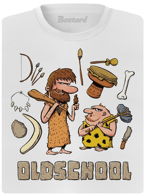 Oldschool dámske športové tričko White