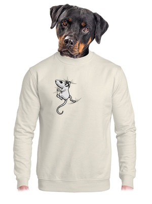 unisex mikina bez kapucne