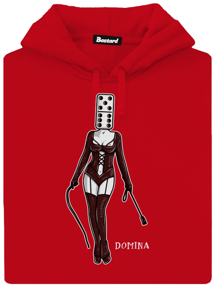 Domina pánska mikina klokanka Red