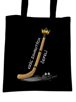 Kráľ zahnutých čepelí - hokej taška Black