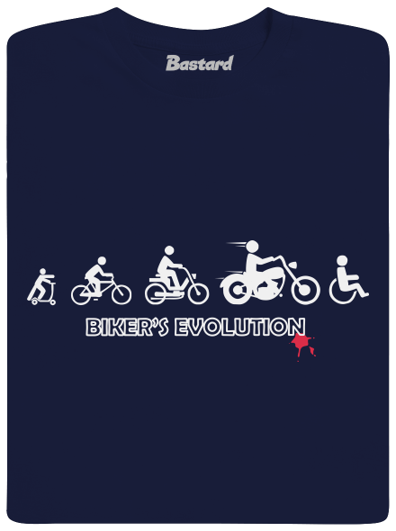 Biker’s Evolution pánske tričko Navy