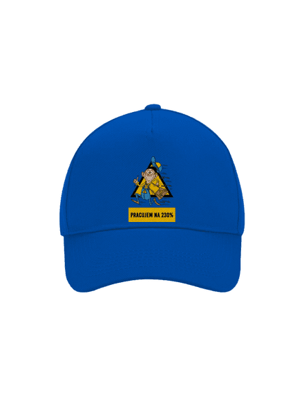 Pracujem na 230% šiltovka baseballka Bright Royal