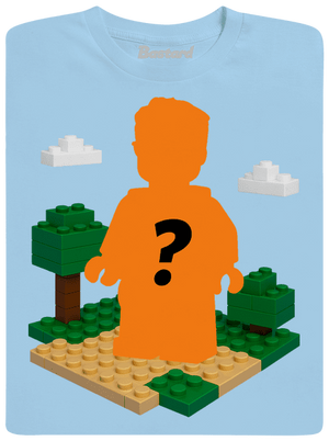 Lego z vlastnej fotky detské tričko Sky Blue