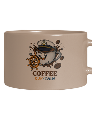 Coffee Cup-tain hrnček makronka Brown Macaron
