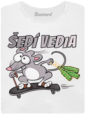 Šedí vedia - myšiak dámske tričko prémium White
