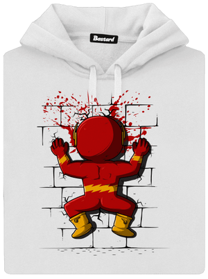 Flash dámska mikina klokanka White