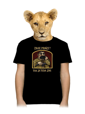 Zase práce? detské tričko Black