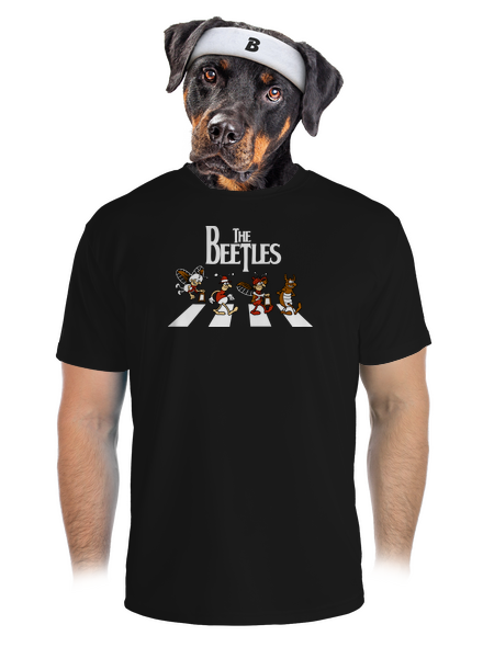Beatles pánske športové tričko Black