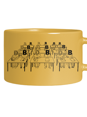 Cimrman: Debil, blbeček hrnček makronka Yellow Macaron