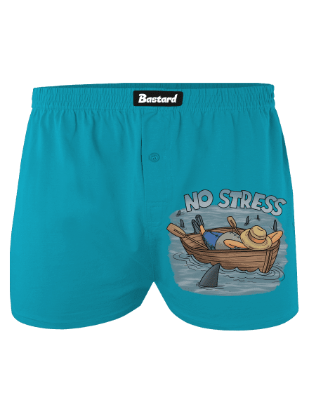 No stress pánske trenky Turquoise
