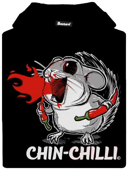 Chinchilli detská mikina klokanka Black