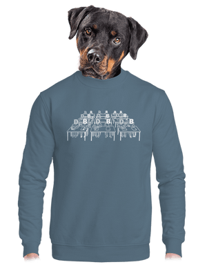 Cimrman: Debil, blbeček unisex mikina bez kapucne Nordic Blue