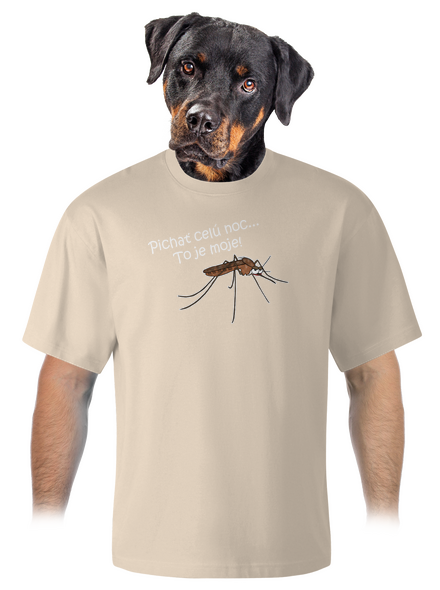 Komár s výdržou unisex tričko oversized Almond