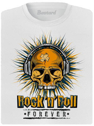 Rock'n'Roll forever dámske športové tričko White