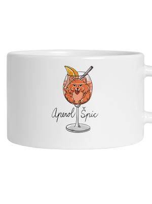 Aperol Špic hrnček makronka White